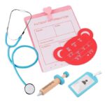 ست پزشکی و دندانپزشکی چوبی  کامل با روپوش و کلاه - Image 10